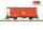 LGB 40817 Fedett vasútüzemi segélykocsi fékállással, Xk 9005, RhB (E4) (G)