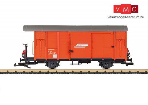 LGB 40817 Fedett vasútüzemi segélykocsi fékállással, Xk 9005, RhB (E4) (G)