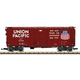   LGB 41919 Amerikai fedett négytengelyes teherkocsi, UP (E3) (G)