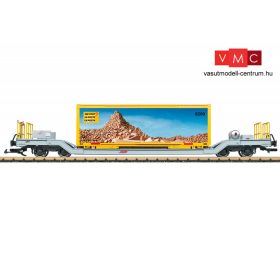 LGB 45925 Konténerszállító négytengelyes teherkocsi, Sb-t, RhB (E6) (G)