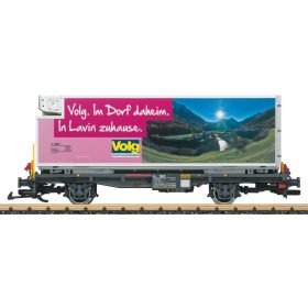   LGB 46896 Konténerszállító teherkocsi, 1 db dobozos csereszekrénnyel - Volg (E6) (G)