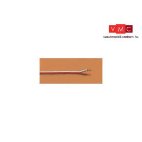 LGB 50130 Vezeték, 2-eres, narancs/fehér, 20 méter