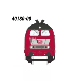   Lenz 40180-08 Dízelmozdony BR 218 286-3, orientvörös, Lätzchens, DB (E4) (0) - Sound