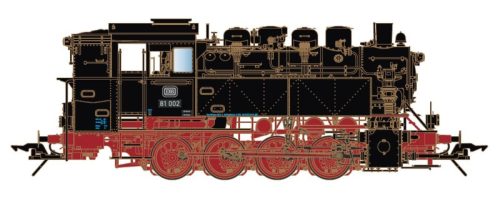 Lenz 40281-01 Gőzmozdony BR 81 002, DB (E3) (0) - Sound és füst