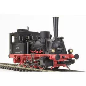 Lenz 40289-01 Gőzmozdony BR 89 7417 (T3), DB (E3) (0) - Sound és füst