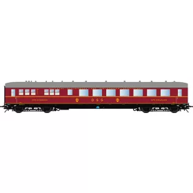   Lenz 41264-02 Hálókocsi, négytengelyes Schürzenwagen, WL4üge, DSG, DB (E3) (0)