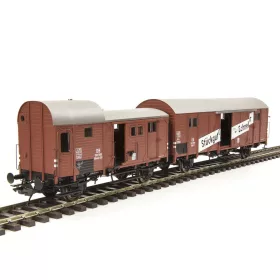   Lenz 42232-01 Poggyászkocsi-egység, Gllvwh 08/Gllh 12, Stückgut-Schnellverkehr, DB (E3) (0)