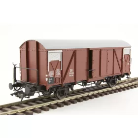   Lenz 42235-01 Fedett teherkocsi fékállással, Gms 54, 259  258, DB (E3) (0)