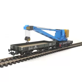   Lenz 42450-04 Vasúti daru gémtartó kocsival, Whylen 10t, Museumsfahrzeug, Nr. 79-68-09, DR (E6) (0)
