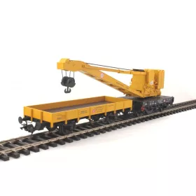 Lenz 42450-04 Vasúti daru gémtartó kocsival, Whylen 10t, Museumsfahrzeug, Nr. 79-68-09, DR (E6) (0)