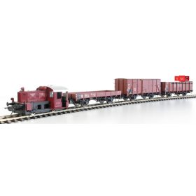   Lenz 43102 Digitális kezdőkészlet: Köf II dízelmozdony tehervonattal, ovál pálya csonkavágánnyal, LH101/LZV200 vezérléssel, DB (E3) (0)