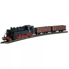   Lenz 43286-80 Gőzmozdony BR 86 516, teherkocsikkal, DB (E3) (0) - Sound