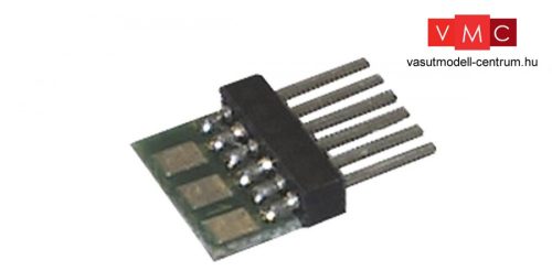 Lenz 80015 LY015 NEM651 6-tűs dekódercsatlakozó, forrasztási lehetőséggel (H0/TT/N)