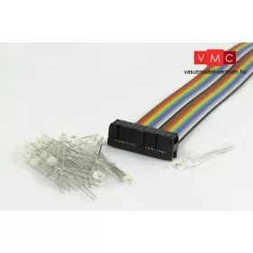 Lenz 80145 LY145 32 db LED + kábel LW150 vezérlőpult modulhoz