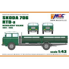   MAC Distribution RES43108 Škoda 706 RTD-a (1/43) műgyanta makett
