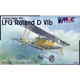   MAC Distribution 72034 German Fighter WW I L.F.G. Roland D.VIb (1/72) repülőgép makett