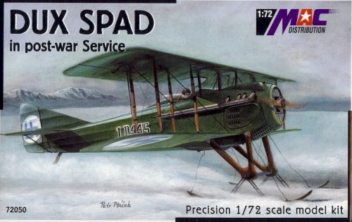MAC Distribution 72050 Dux Spad in post-war service (1/72) repülőgép makett