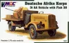 MAC Distribution 72067 German Opel Blitz w/Flak 38 Afrika Korps (1/72) harcjármű makett