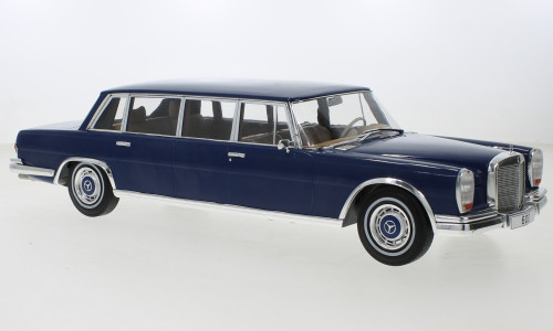 MCG 18189 Mercedes-Benz 600 (W100) Pullman 1969, sötétkék (238395) (1:18)