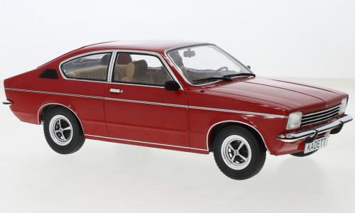 MCG 18192 Opel Kadett C Coupe, 1975, piros (238398) (1:18)