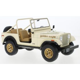   MCG 18280 Jeep CJ-7 Golden Eagle, Dekor, 1980, bézs (252572) (1:18)
