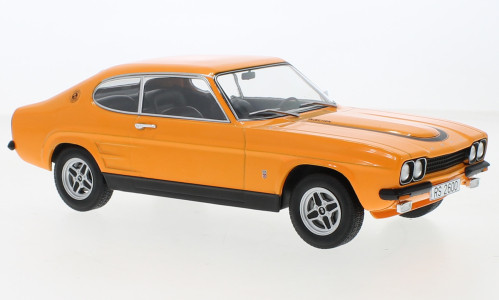 MCG 18295 Ford Capri MK I RS 2600, narancs/fekete, 1973 (252648) (1:18)