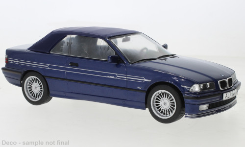 MCG 18320 BMW Alpina B3 3.2 Cabriolet Basis: E36 metál színben - kék, 1996 (266468) (1:18)