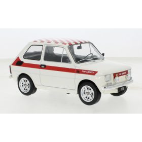 MCG 18325 Fiat 126 Abarth-Look, fehér, 1972 (260097) (1:18)