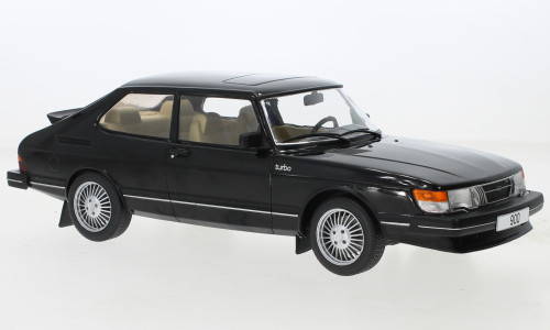 MCG 18338 Saab 900 Turbo 1981, fekete (260251) (1:18)