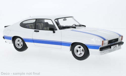 MCG 18347 Ford Capri MK II X-Pack 1975, fehér (258858) (1:18)