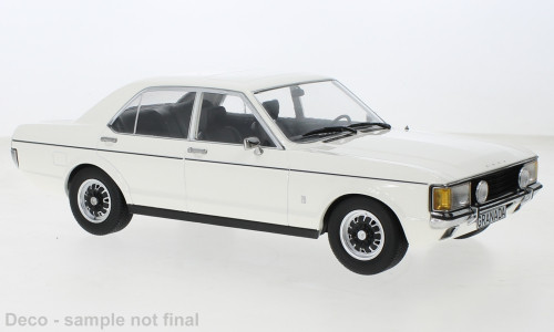 MCG 18395 Ford Granada MK I, 1975, fehér (258864) (1:18)