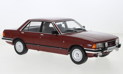 MCG 18401 Ford Granada MK II 2.8 Ghia, 1982, metál színben - bordó (259688) (1:18)