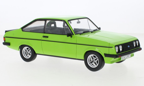 MCG 18406 Ford Escort MK II RS 2000, világoszöld, 1977 (259165) (1:18)