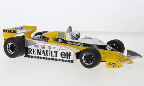 MCG 18617F Renault RS10 1979, Formel 1, GP Großbritannien, R.Arnoux, 16, Équipe Renault Elf (253532) (1:18)