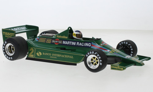 MCG 18621F Lotus Ford 79 1979, Martini, Formel 1, GP Argentinien, C.Reutemann, 2, John Player Team Lotus (260058) (1:18)