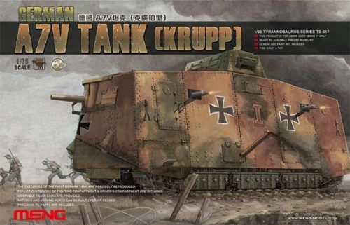 MENG TS-017 German A7V Tank (Krupp) 1/35 harckocsi makett