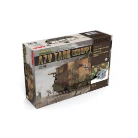   MENG TS-017s German A7V Tank (Krupp) & Engine kit 1/35 harckocsi makett
