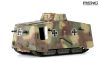 MENG TS-017s German A7V Tank (Krupp) & Engine kit 1/35 harckocsi makett