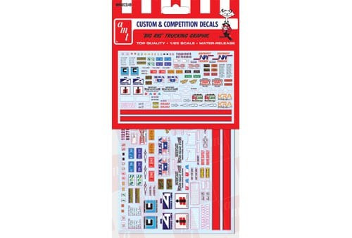 AMT MKA022 Big Rig Trucking Graphics Decals (1/25)