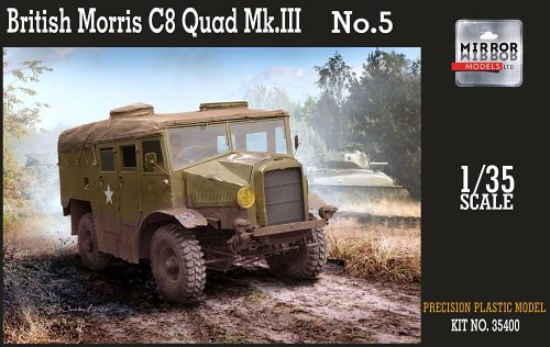 Mirror Models 35400 British Morris C8 Quad Mk III No.5 1/35 makett