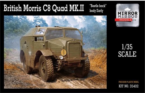 Mirror Models 35402 British Morris C8 Quad Mk II early 1/35 makett