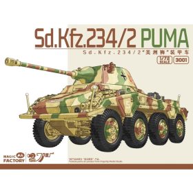   Magic Factory 3001 German Sd.Kfz. 234/2 Puma 1/35 harckocsi makett