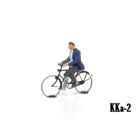   Magnorail KKa-2 Mozgó kerékpáros, férfi (H0) - Kész modell