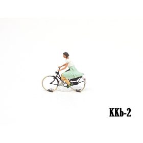 Magnorail KKb-2 Mozgó kerékpáros, nő (H0) - Kész modell