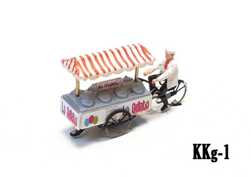 Magnorail KKg-1 Mozgó fagylaltárus kerékpár (H0) - Kész modell