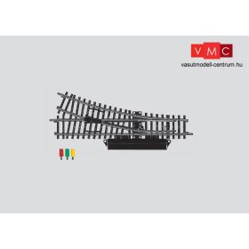   Märklin 2263 Jobbos váltó 168,9 mm / r424,6 mm, 22° 30' - elektromos állítóművel, K-Gleis (H0) - AC