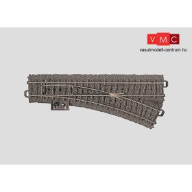 Märklin 24612 Ágyazatos jobbos váltó 188,2 mm 24,3°, R2 r437,5 mm, C-Gleis (H0) - AC