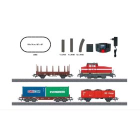   Märklin 29065 Märklin Start up digitális kezdőkészlet: Dízelmozdony DHG 500, tehervonattal (E6) (H0) - C-Gleis ovál, Mobile Station vezérlés - AC