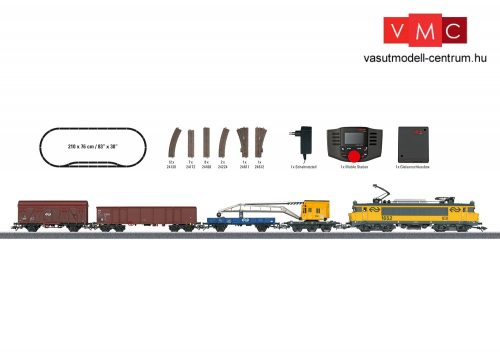 Märklin 29256 Digitális kezdőkészlet: Villanymozdony serie 1600 tehervonattal, NS (E5) (H0) - C-Gleis ovál, Mobile Station vezérlés - AC