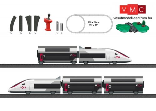 Märklin 29406 Kezdőkészlet My World - TGV Duplex motorvonat (H0)